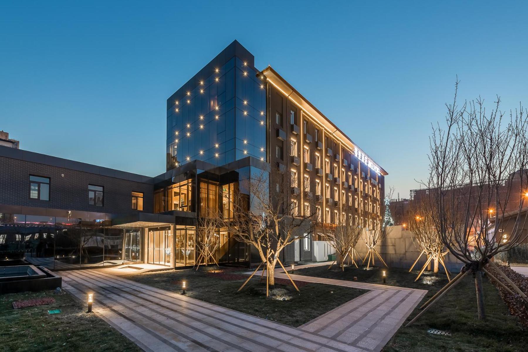 Jingli Hotel Beijing Heshenghui Dajiaoting Subway Station Branch Kültér fotó